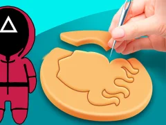 بازی Squid Game cookie Puzzle آنلاین