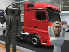 بازی Truck Simulator Skibidi Toilet آنلاین