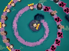 بازی Squid Game Bubble Shooter آنلاین