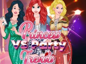 بازی Princess vs Party Trends آنلاین