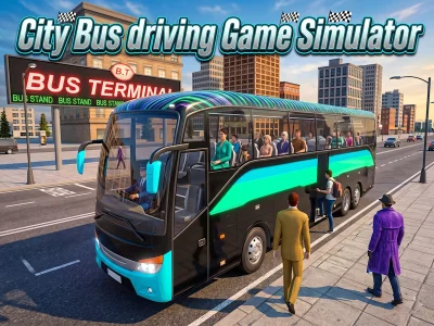 بازی City Bus driving Game Simulator آنلاین