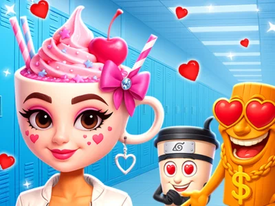 بازی From Nerd to Popular Ballerina Cappuccina آنلاین
