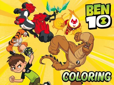 بازی Ben 10 Coloring آنلاین