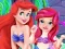 بازی Baby Ariel Treating Cold آنلاین