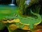 بازی Crocodile Waterfalls Forest Escape آنلاین