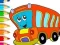 بازی Coloring Book: Bus آنلاین