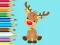 بازی Coloring Book: Cute Christmas Reindeer آنلاین