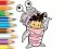 بازی Coloring Book: Monster Costume Girl آنلاین