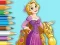 بازی Coloring Book: Princess Rapunzel آنلاین