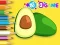 بازی Coloring Book: Avocado Fruit آنلاین