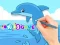 بازی Coloring Book: Cute Dolphin آنلاین