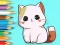 بازی Coloring Book: Cute Kitten آنلاین