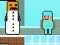 بازی Noob vs Pro Snowman آنلاین