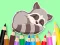 بازی Coloring Book: Baby Raccoon آنلاین