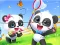 بازی Jigsaw Puzzle: Baby Panda Spring Outing آنلاین