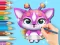 بازی Coloring Book: Cute Fluvsies آنلاین