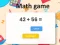 بازی Math game آنلاین
