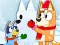 بازی Jigsaw Puzzle: Bluey Christmas Snowman آنلاین