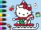بازی Coloring Book: Hello Kitty Christmas آنلاین