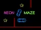 بازی Neon Car Maze آنلاین
