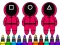 بازی Coloring Book: Squid Game Mask آنلاین