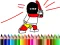 بازی Back To School: Hero Coloring Book آنلاین