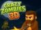 بازی Crazy Zombies 3D آنلاین