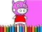 بازی Back To School Coloring Book Pig آنلاین