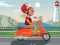 بازی City Scooter Ride Coloring آنلاین