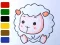 بازی Baby sheep ColoringBook آنلاین