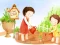 بازی Cartoon Childrens Day Puzzle آنلاین