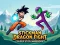 بازی Stickman Dragon Fight - Super Stick Warriors آنلاین