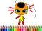 بازی Back To School: Dotted Girl Coloring آنلاین
