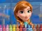 بازی Anna Frozen Coloring آنلاین