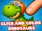 بازی Click And Colors Dinosaurs آنلاین