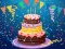 بازی Birthday cake puzzle آنلاین