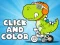 بازی Click And Color Dinosaurs آنلاین