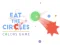بازی Eat the circles Colors Game آنلاین