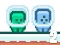 بازی Green and Blue Cuteman 2 آنلاین