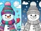 بازی Coloring book Winter آنلاین