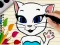 بازی Talking Angela Coloring Book آنلاین