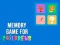 بازی Memory Game for Childrens آنلاین