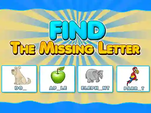 بازی Find The Missing Letter آنلاین