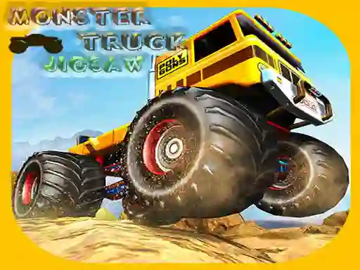 بازی Monster Trucks Jigsaw آنلاین