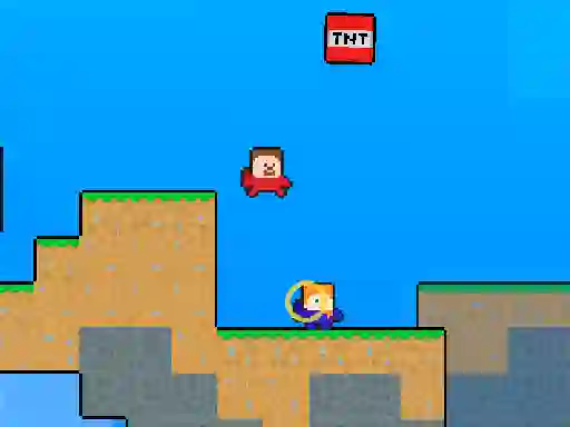 بازی Steve vs Alex Rocketman آنلاین