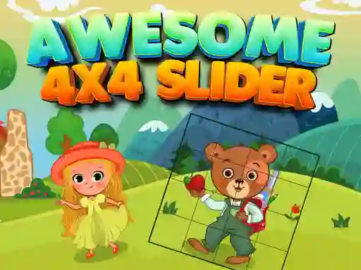 بازی Awesome 4x4 Slider آنلاین