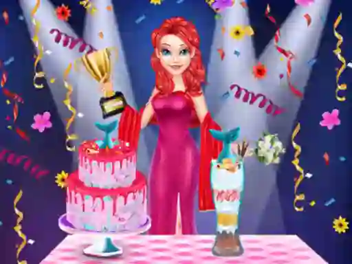 بازی Mermaid Cake Cooking Design آنلاین