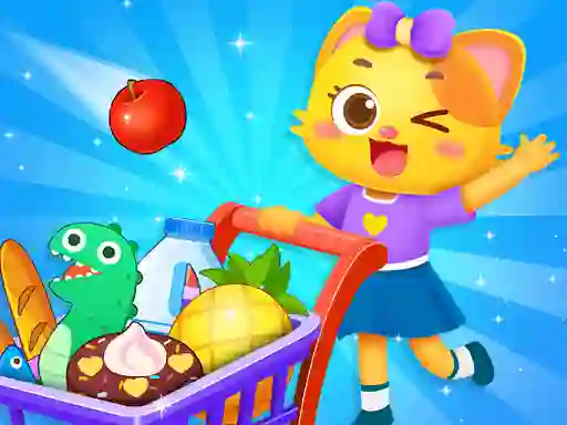بازی Supermarket Shopping For Kids آنلاین