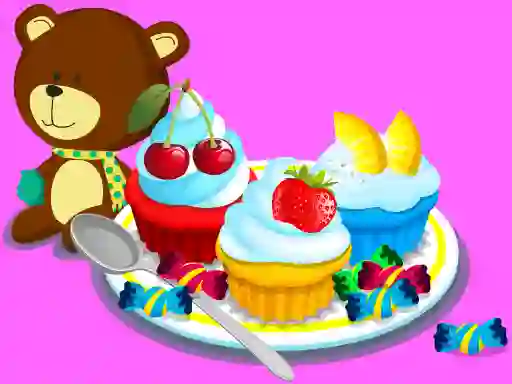 بازی Cooking Colorful Cupcakes آنلاین