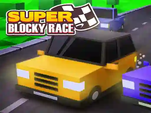 بازی Super Blocky Race آنلاین